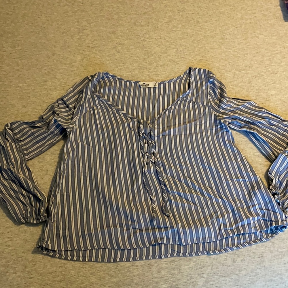 Thin along Sleeve Blouse